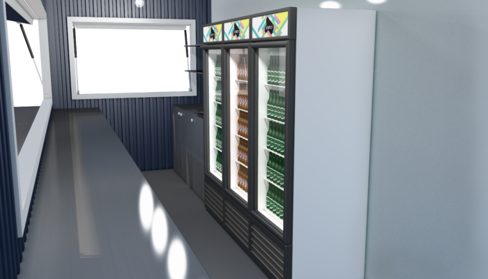 Street food container visualization (interieur)